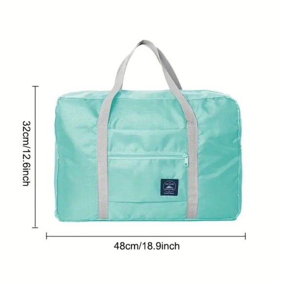 ONE LEFT! New Waterproof Nylon Travel Foldable Bag Carry On Tote Duffle Luggage - Picture 7 of 8